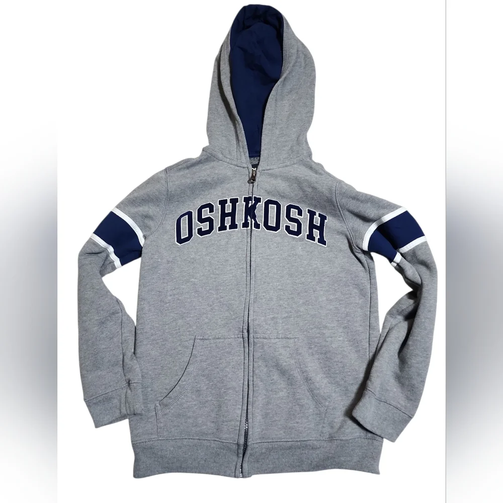 OshKosh B'gosh Logo Fleece Full Zip Jacket‎ Size 12